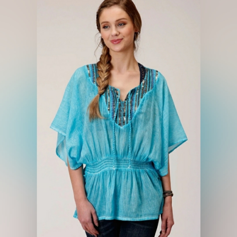 Roper Sequin Cotton Tunic